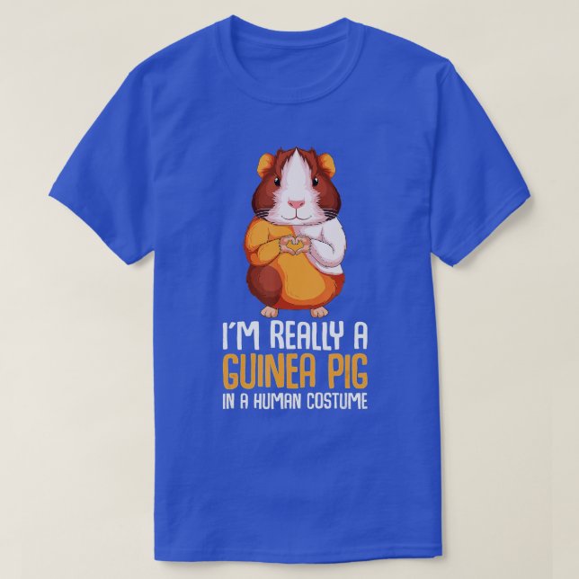 Guinea Pig Costume I'm Really A Guinea Pig Kids Gi T-Shirt (Design Front)