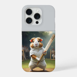 Guinea Pig Cricketer: Dressed In Whites iPhone 15 Pro Case