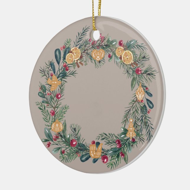 Guinea Pig Customisable  Ceramic Tree Decoration (Left)