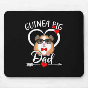Guinea Pig Dad Fars Day Gift Mens Premium Mouse Pad