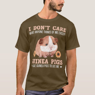Guinea Pig Dad Mum Rodent Pet Lover Wheek Wheek Ca T-Shirt