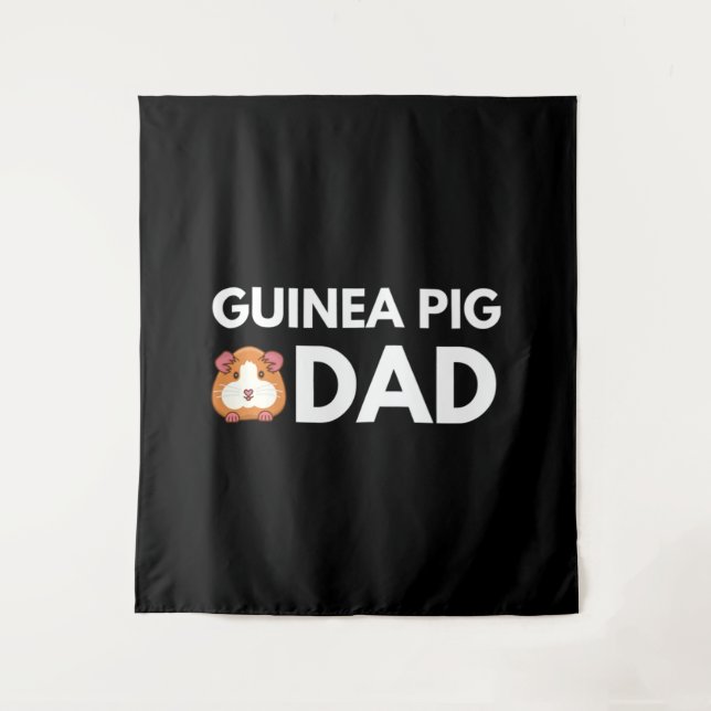 Guinea Pig Dad Tapestry (Front)