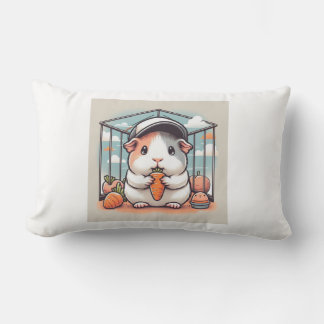 Guinea Pig Delight 🎨🎭 Lumbar Cushion