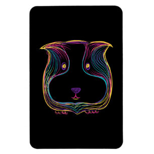 Guinea Pig Doodle Gift Women Girls Pet Cavy Lover Magnet