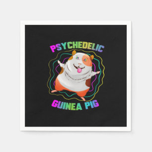 Guinea Pig EDM Party Pet Colourful Guinea Pig Napkin