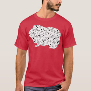 Guinea Pig Floral Outfit For Guinea Pig Lover T-Shirt