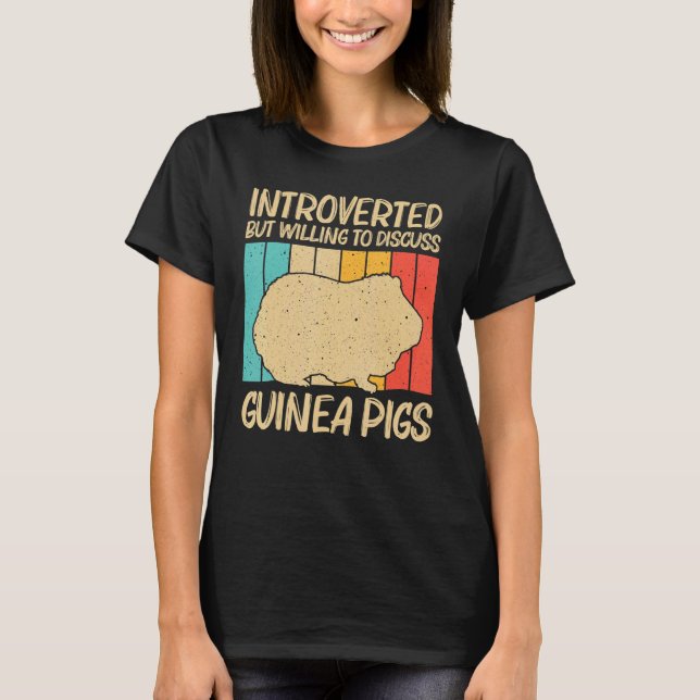   Guinea Pig For Men Women Potato Pet   Fluffy T-Shirt (Front)