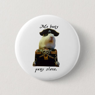 Guinea Pig Funny Pirate 6 Cm Round Badge