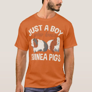 Guinea Pig Furry Potato Just A Boy Who Loves Guine T-Shirt
