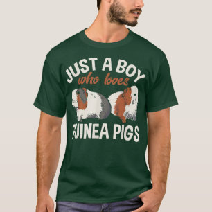 Guinea Pig Furry Potato Just A Boy Who Loves Guine T-Shirt
