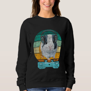 Guinea Pig Gamer - Video Gaming Animal Rodent Love Sweatshirt