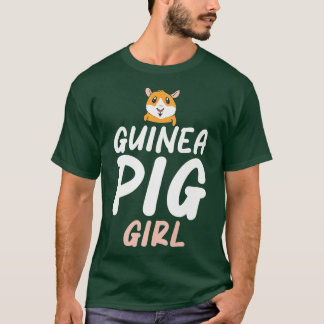 Guinea Pig Girl Cute Guinea Pig Premium 2154 T-Shirt