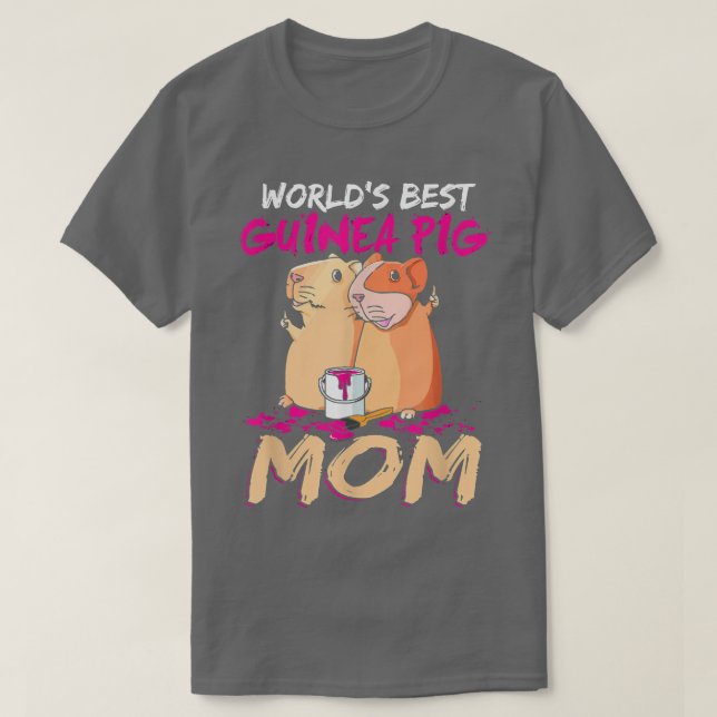 Guinea Pig Girl Guinea Pig Women worlds best Guine T-Shirt (Design Front)