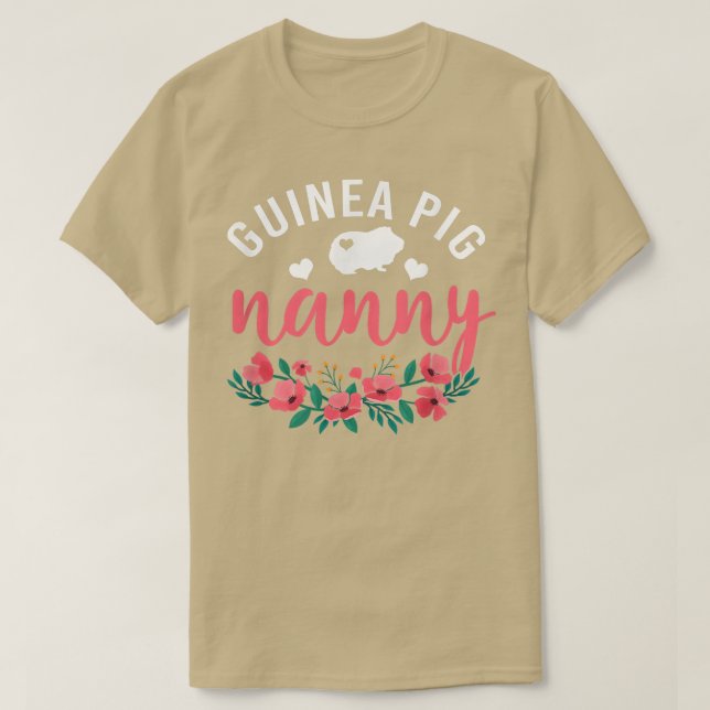 Guinea Pig Grandma Pet Gifts Womens Nanny Lover Ch T-Shirt (Design Front)