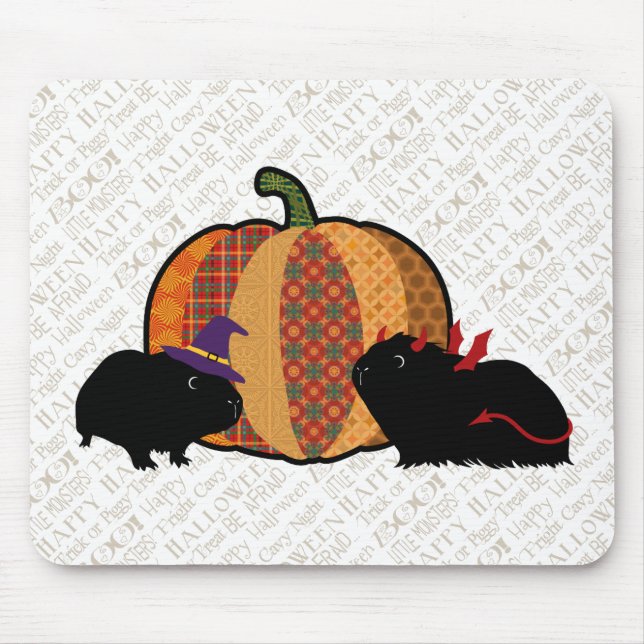 Guinea Pig Halloween Mouse Pad (Front)