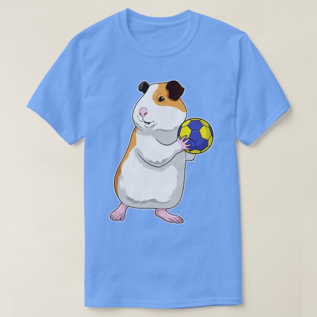 Guinea pig Handball player Handball T-Shirt (Design Front)