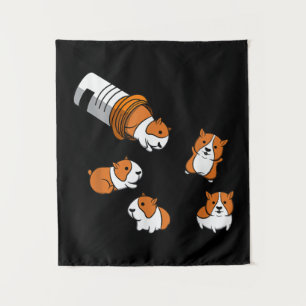 Guinea Pig Happy Pills Guinea Pig Guinea Pig Gift Tapestry