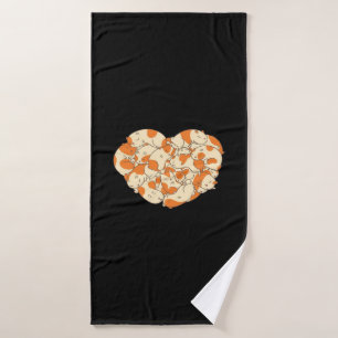 Guinea Pig Heart Love   Cute Baby Guinea Pig Bath Towel