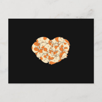 Guinea Pig Heart Love | Cute Baby Guinea Pig Postcard