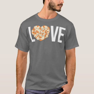 Guinea Pig Heart Love Furry Potato For Domestic Ca T-Shirt
