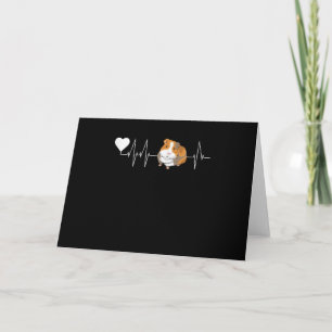 Guinea Pig Heartbeat Cute Cavy Gift Card