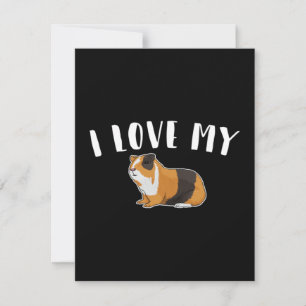Guinea Pig - I Love My Guinea Pig Card