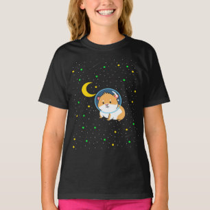 Guinea Pig In Space Cute Astronomy Guinea Pig T-Shirt