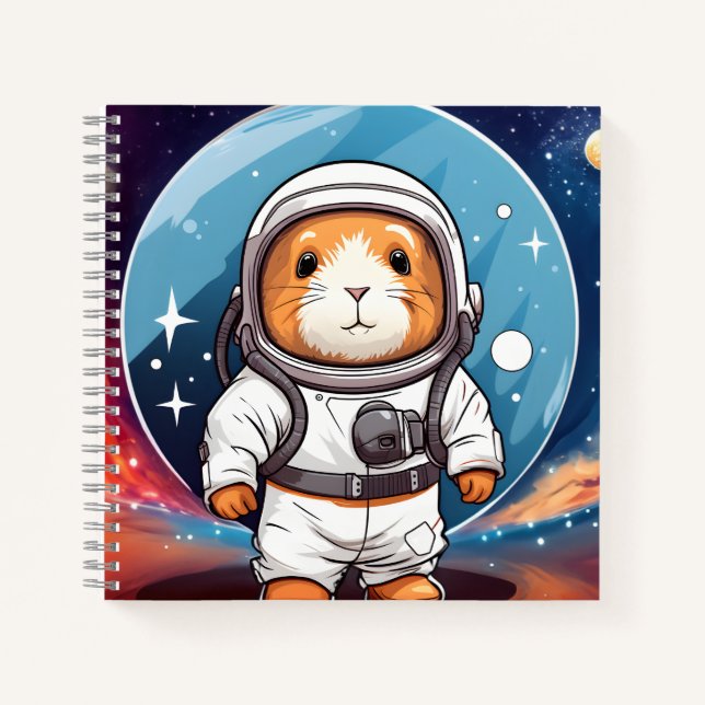 Guinea Pig in Space Notebook (Front)