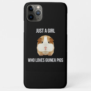 Guinea Pig Just A Girl Loves Wheek Case-Mate iPhone Case