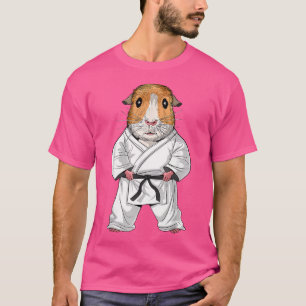 Guinea Pig Karate Ninja Jiu-Jitsu Taekwondo Martia T-Shirt