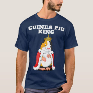 Guinea Pig King  Mens Guinea Pig   Pet Guinea Pig  T-Shirt
