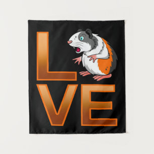 Guinea Pig Love Cute Guinea Pig Cool Pet Lover Tapestry