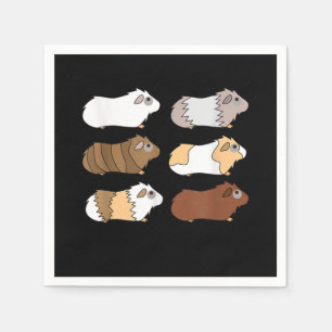 Guinea Pig   Love Guinea Pig Wheek Wheek Feed Me Napkin
