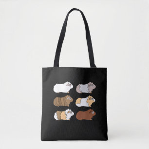Guinea Pig   Love Guinea Pig Wheek Wheek Feed Me Tote Bag