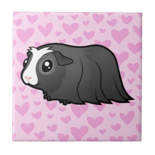 Guinea Pig Love (long hair) Tile