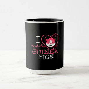 Guinea Pig Love Rodent Heartbeat Guinea Pig Mug
