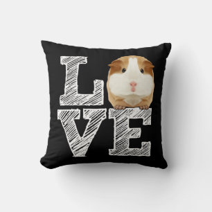 Guinea Pig Love Rodent Wheek Cushion