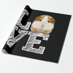 Guinea Pig Love Rodent Wheek Wrapping Paper