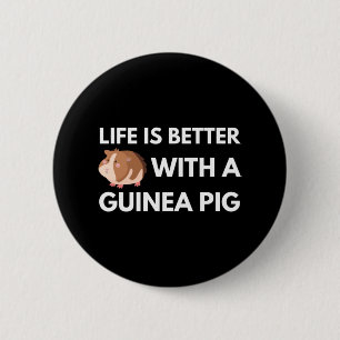Guinea Pig Lover 6 Cm Round Badge