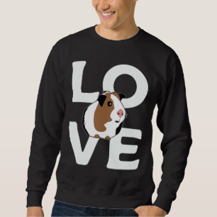Guinea Pig Lover Animal Funny Girls Women Mom Kids Sweatshirt
