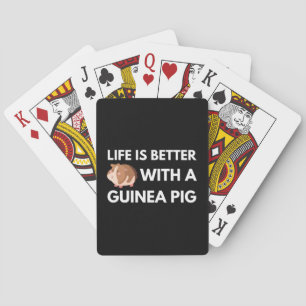 Guinea Pig Lover Playing Cards