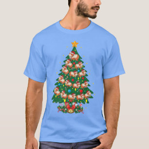 Guinea Pig Lover Xmas Santa Hat Guinea Pig Christm T-Shirt