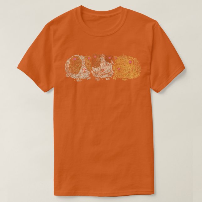 Guinea Pig Lovers T-Shirt (Design Front)