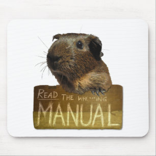 Guinea Pig Manual Mouse Pad