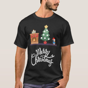 Guinea Pig Merchandise Merry Christmas for Girls T-Shirt