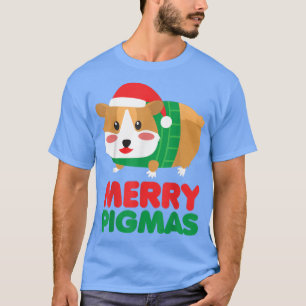 Guinea Pig Merry Pigmas Funny Cute Pig Lover Chris T-Shirt