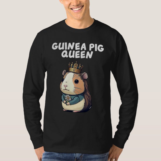 Guinea Pig Mom Dad  Piggy  Chew Cage  1 T-Shirt (Front)
