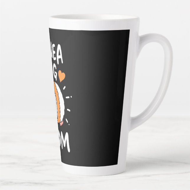 Guinea Pig Mother Latte Mug (Right)
