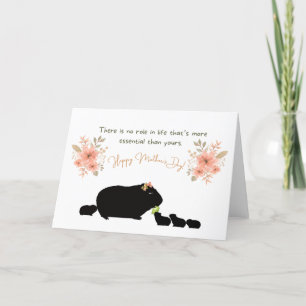 Guinea Pig Mother’s Day Card
