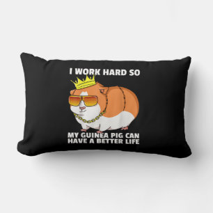 Guinea Pig Mum Dad Piggies Costume Owner Cute Lumbar Cushion